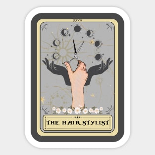 The Hairstylist Tarot Card, Hairstylist Sticker